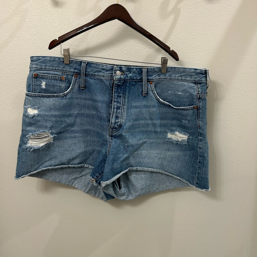 Madewell Classic Blue Denim Women Shorts
